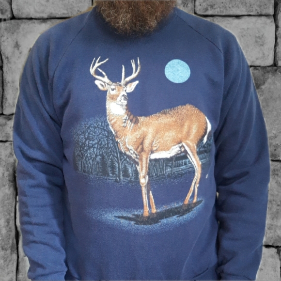 Vintage Other - 🔥VTG 80's Deer Big Buck Sweatshirt🔥